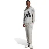Adidas Trainingspak 'BIG LOGO HOODED' grijs / zwart