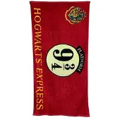 Groovy Harry Potter Hogwarts Express 9 3/4 Cotton Towel Rood Kinderen