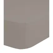 Hip Hoeslaken - katoen satijn - klei - 90x200 cm