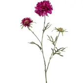 Emerald - Kunstbloem Duifkruid 77cm paars - Kunstplant voor binnen