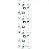 vidaXL Douchegordijn, 70x240 cm, stofbreedte 66 cm