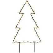 vidaXL Kerstverlichting kerstboom met grondpinnen 115 LED's 90 cm