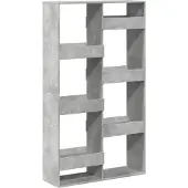 vidaXL Boekenkast 100x33x175 cm bewerkt hout betongrijs
