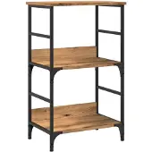 vidaXL Boekenkast 50x33x82 cm bewerkt hout artisanaal eikenkleurig