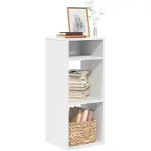 vidaXL Boekenkast 34x31x80 cm bewerkt hout wit