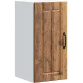 vidaXL Keukenbovenkast Lucca bewerkt hout oud houtkleurig