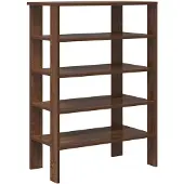 vidaXL Schoenenrek 61x32x87,5 cm bewerkt hout bruin eikenkleurig