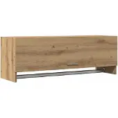 vidaXL Kledingkast Artisan-eikenhout, 100x32,5x35 cm, houtvezel