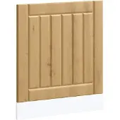 vidaXL Vaatwaspaneel Lucca bewerkt hout artisanaal eikenkleur