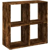 vidaXL Kamerscherm / boekenkast 69,5x29x69,5 cm hout gerookt eiken