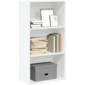 vidaXL Boekenkast 60x30x114 cm bewerkt hout wit