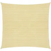 vidaXL Zonnezeil 160 g/m² 4,5x4,5 m HDPE beige