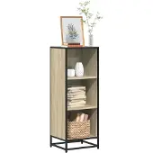 vidaXL Boekenkast 40x35x107,5 cm bewerkt hout sonoma eikenkleurig