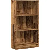 vidaXL Boekenkast 60x24x109 cm bewerkt hout oud houtkleurig
