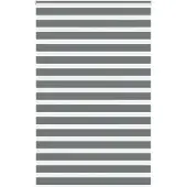 vidaXL Dubbele rolgordijn, donkergrijs, 145x230 cm, stofbreedte 140,9 cm, polyester