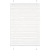 vidaXL Plissé rolgordijn 100x150 cm stofbreedte 99,4cm polyester wit