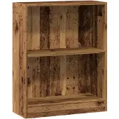 vidaXL Boekenkast 60x24x76 cm bewerkt hout oud houtkleurig