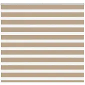 vidaXL Zebra Blind 160x100 cm stofbreedte 155,9 cm polyester zandbruin