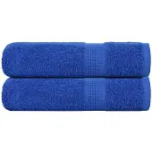 vidaXL Handdoeken FROGN 2 st 50x100 cm 360 g/m² blauw
