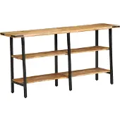 vidaXL Wandtafel 140x35x70 cm massief mangohout
