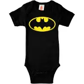 Logoshirt Rompertje/body geel / zwart