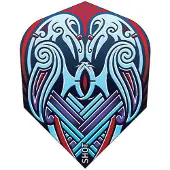 Shot Viking Raven Blue Std. - Dart Flights
