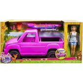 Barbie Camping Fun Pick-Up met Pop + Accessoires