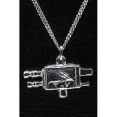 MOOYE ® - Collectie Zilveren TV Camera ketting hanger