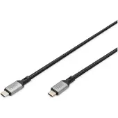 Digitus DB-300443-030-S USB-kabel USB4 Gen 2x2 3 m USB C 20 Gbit/s 100 W Zwart