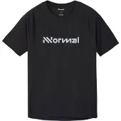 Nnormal - Dames wandel- en bergkleding - Race T-Shirt 02 W Black voor Dames van Gerecycled Polyester - Maat L - Zwart