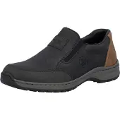Rieker herenmoccasins 03354-06 zwart maat 44