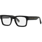Philipp Plein Bril VPP145M 51/22/150 Glanzend Zwart Acetaat MAN VPP145M