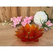 Spiru Lotus Sfeerlicht Oranje Goudrand - Deluxe