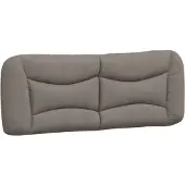 vidaXL Hoofdbordkussen "Hvar" 140 cm stof taupe