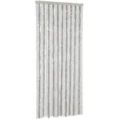 vidaXL Vliegenhor met lichtgrijs en wit design, 100x220 cm, chenille