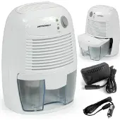 Berdsen Luchtontvochtiger - vochtvanger met autoadapter BR-68W wit