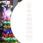 vidaXL Kerstboomverlichting 320 kleurrijke LED's 375 cm