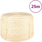 vidaXL Touw 12 mm 25 m 100% sisal