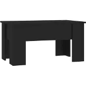 vidaXL Salontafel 79x49x41 cm bewerkt hout zwart