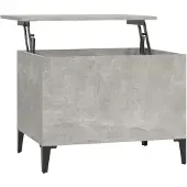 vidaXL Salontafel 60x44,5x45 cm bewerkt hout betongrijs