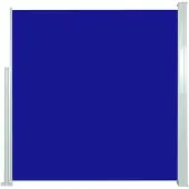 vidaXL Windscherm uittrekbaar 140x300 cm blauw