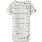 Lil´ Atelier Rompertje/body 'NBMKail' opaal / wit