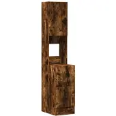 vidaXL Keukenkast 35x50x180 cm bewerkt hout gerookt eikenkleurig