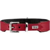 Hunter Niq Basic Crupon Dog Collar Rood 55 cm