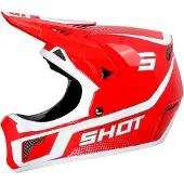 Shot Rogue Armada integraalhelm rood/wit || Maat: XS (53-54 cm)