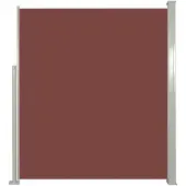 vidaXL Tuinscherm uittrekbaar 160x300 cm bruin