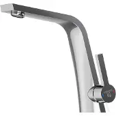 Steinberg wastafelmengkraan, serie 260, uitloop 158 mm, chroom, 1 stuk.