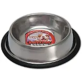 Loving Pets Ruff N' Tuff - No Tip Bowl - RVS water of voerbak - Kan niet omvallen - Antislip onderkant - In 6 maten - Large - 946ml