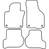 TCP Automatten | Mattenset Volkswagen Golf V - 2003 - 2007