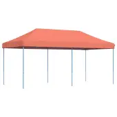 vidaXL Partytent inklapbaar pop-up 580x292x315 cm terracotta